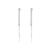 Wholesale Women's Geometric Copper Zircon Earrings Niche Light Luxury Design