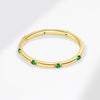 Wholesale Women's Geometric Copper Zircon Inlaid Electroplated Fashion Light Luxury Ring