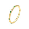Wholesale Women's Geometric Copper Zircon Inlaid Electroplated Fashion Light Luxury Ring