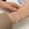 Wholesale Women's Geometric Copper Zircon Woven Claw Chain Bracelet Set With Diamonds