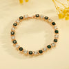 Wholesale Women's Geometric Copper Zircon Woven Claw Chain Bracelet Set With Diamonds