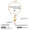 Wholesale Women's Geometric Cross Long Yshaped Necklace Electroplated Titanium Steel And Stainless Steel Jewelry