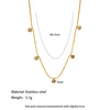 Wholesale Women's Geometric Cross Zircon Pendant Titanium Steel Necklace With 18K Gold Plating And Polishing