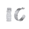 Wholesale Women's Geometric Cshaped Titanium Steel And Stainless Steel Earrings With Vacuum Real Gold Plating