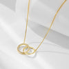Wholesale Women's Geometric Diamond Cross Chain Necklace Made Of 925 Sterling Silver