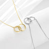 Wholesale Women's Geometric Diamond Cross Chain Necklace Made Of 925 Sterling Silver