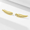 Wholesale Women's Geometric Diamond Design S925 Sterling Silver Earrings