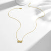 Wholesale Women's Geometric Diamond Microinlaid S925 Sterling Silver Cross Chain Necklace