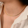 Wholesale Women's Geometric Diamond 925 Sterling Silver Tennis Clavicle Chain Necklace