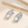 Wholesale Women's Geometric Earrings With Vacuum Real Gold Plating In Pvd Furnace And Original Design