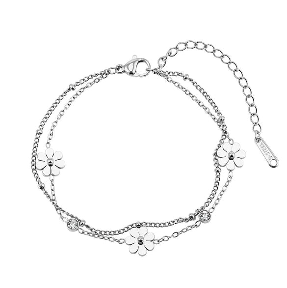 Wholesale Women's Geometric Electroplated Stainless Steel Accessories Set Of Earrings Necklaces And Bracelets
