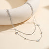 Wholesale Women's Geometric Electroplated Stainless Steel Accessories Set Of Earrings Necklaces And Bracelets