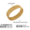 Wholesale Women's Geometric Electroplated Stainless Steel Small Leaf Hollow Buckle Bracelet