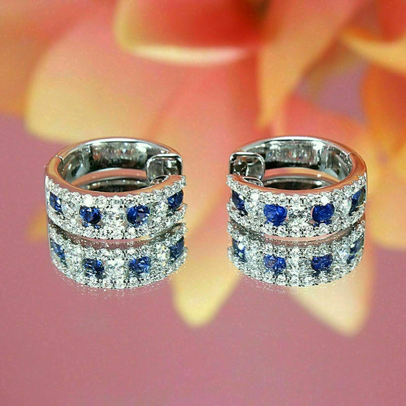 Wholesale Women's Geometric Elegant Earrings Copper Set With Zirconia