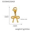 Wholesale Women's Geometric Ferris Wheel Heart Enamel Multiaccessory Necklace 18K Gold Plated Stainless Steel And Titanium Steel