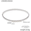 Wholesale Women's Geometric Ferris Wheel Inlaid Zircon Stainless Steel Shell Beads Pvd Vacuum Goldplated Electroplated Bracelet