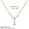 Wholesale Women's Geometric Flowershaped Zircon And Pearl Pendant Necklace With 18K Gold Texture Electroplated Flash O Chain Gentle Chic Style