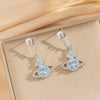 Wholesale Women's Geometric Gold Plated Copper Earrings Light Luxury Style