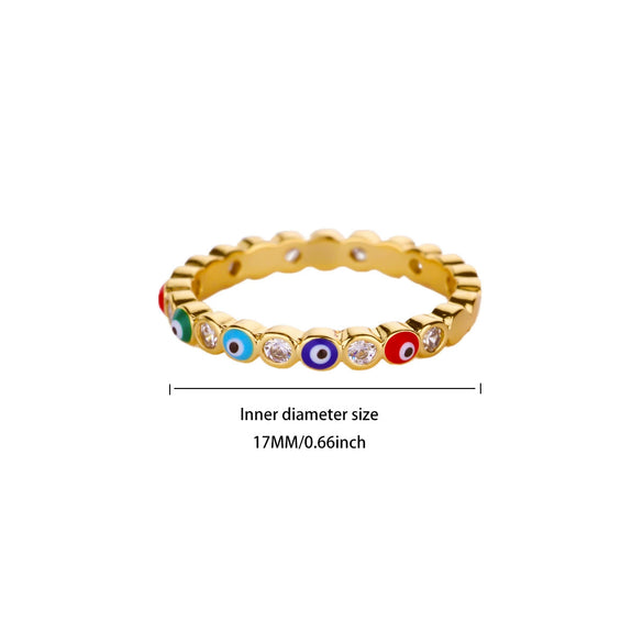 Wholesale Women's Geometric Gold Plated Copper Zircon Open Ring In Ins Style