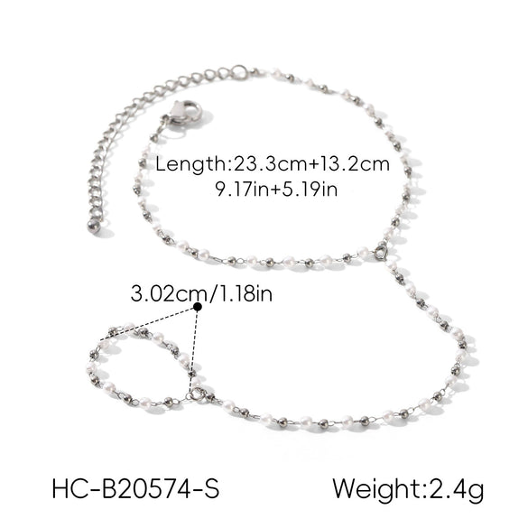 Wholesale Women's Geometric Gold Plated Stainless Steel Bracelet Fashionable Ins Style Minimalist Jewelry