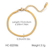 Wholesale Women's Geometric Gold Plated Stainless Steel Bracelet In Ins Style