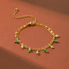 Wholesale Women's Geometric Gold Plated Stainless Steel Bracelets Stackable Jewelry