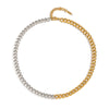 Wholesale Women's Geometric Gold Plated Stainless Steel Chain Necklace