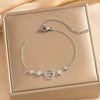 Wholesale Women's Geometric Gold Plated Titanium Steel Bracelet Light Luxury Style