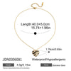 Wholesale Women's Geometric Heart Electroplated Stainless Steel Earrings