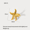 Wholesale Women's Geometric Heart Flower Rhombus Animal Zodiac Stainless Steel 18K Gold Plated Ring Jewelry
