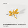 Wholesale Women's Geometric Heart Flower Rhombus Animal Zodiac Stainless Steel 18K Gold Plated Ring Jewelry