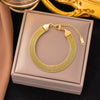 Wholesale Women's Geometric Heart Shape Electroplated Titanium Steel Bracelet Highend Accessory