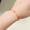 Wholesale Women's Geometric Heart Shape Electroplated Titanium Steel Bracelet Highend Accessory