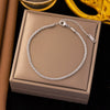Wholesale Women's Geometric Heart Shape Electroplated Titanium Steel Bracelet Highend Accessory