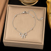 Wholesale Women's Geometric Heart Shape Electroplated Titanium Steel Bracelet Highend Accessory