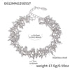 Wholesale Women's Geometric Heart Splicing Tassel Stainless Steel Goldplated Bracelet Fashionable Accessories