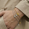 Wholesale Women's Geometric Heart Stainless Steel Electroplated Bracelet
