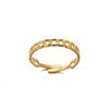 Wholesale Women's Geometric Heartshaped And Fruitshaped Inlaid With Gold Copper Ring Accessories