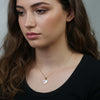 Wholesale Women's Geometric Heartshaped Ice Cream Necklace With Electroplated Calendering Chain