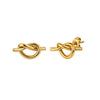 Wholesale Women's Geometric Heartshaped Stud Earrings In Titanium Steel And 925 Silver With Electroplating Design