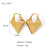 Wholesale Women's Geometric Irregular Copper Electroplated Fashion Commuter Earrings
