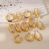 Wholesale Women's Geometric Irregular Copper Electroplated Fashion Commuter Earrings