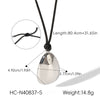 Wholesale Women's Geometric Irregularshaped Gold Plated Stainless Steel And Titanium Steel Pendant Leather Cord Necklace
