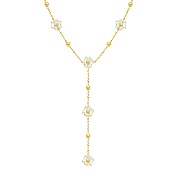 Wholesale Women's Geometric 18K Real Gold Plated Titanium Steel Flash O Chain Bracelet And Necklace Jewelry