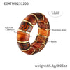 Wholesale Women's Geometric Leopard Print Stainless Steel Resin 18K Gold Plated Bracelet