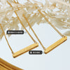 Wholesale Women's Geometric Letter Titanium Steel Electroplated Pendant Necklace With Cross Chain