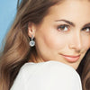 Wholesale Women's Geometric Light Luxury Shiny Copper Earrings