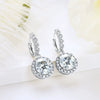 Wholesale Women's Geometric Light Luxury Shiny Copper Earrings