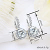 Wholesale Women's Geometric Light Luxury Shiny Copper Earrings