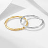 Wholesale Women's Geometric Line Winding S925 Sterling Silver Ring